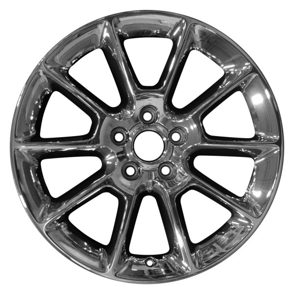 Perfection Wheel® - 18 x 8 5 V-Spoke PVD Bright Full Face Alloy Factory Wheel (Refinished)