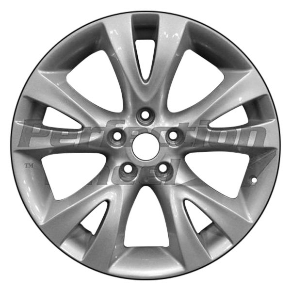 Perfection Wheel® - 18 x 7.5 5 V-Spoke Sparkle Silver Alloy Factory Wheel (Refinished)