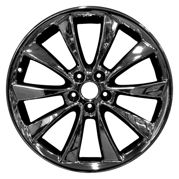 Perfection Wheel® - 20 x 8 5 V-Spoke PVD Bright Full Face Alloy Factory Wheel (Refinished)