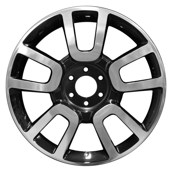 Perfection Wheel® - 22 x 9 5 V-Spoke Dark Violet Pearl Metallic Polish Alloy Factory Wheel (Refinished)
