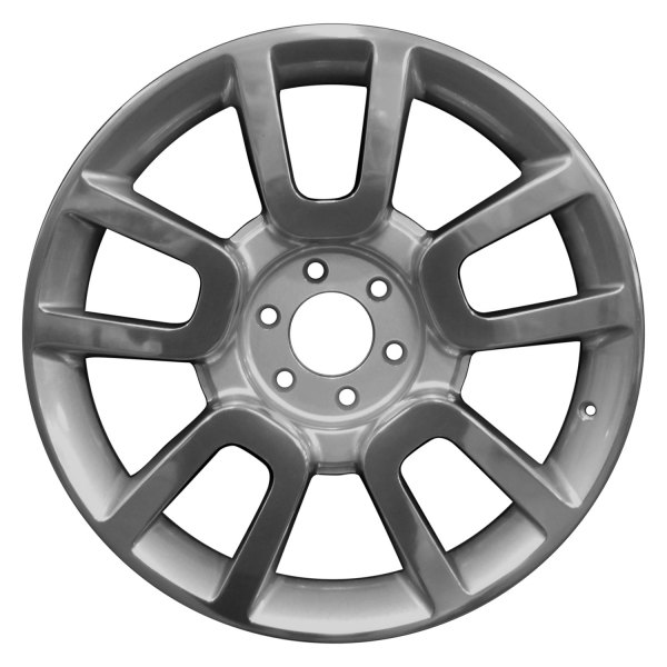 Perfection Wheel® - 22 x 9 5 V-Spoke Sparkle Silver Polish Alloy Factory Wheel (Refinished)