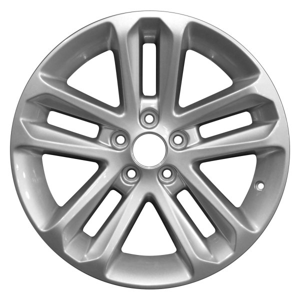 Perfection Wheel® - 18 x 8 Double 5-Spoke Fine Sparkle Silver Full Face Alloy Factory Wheel (Refinished)