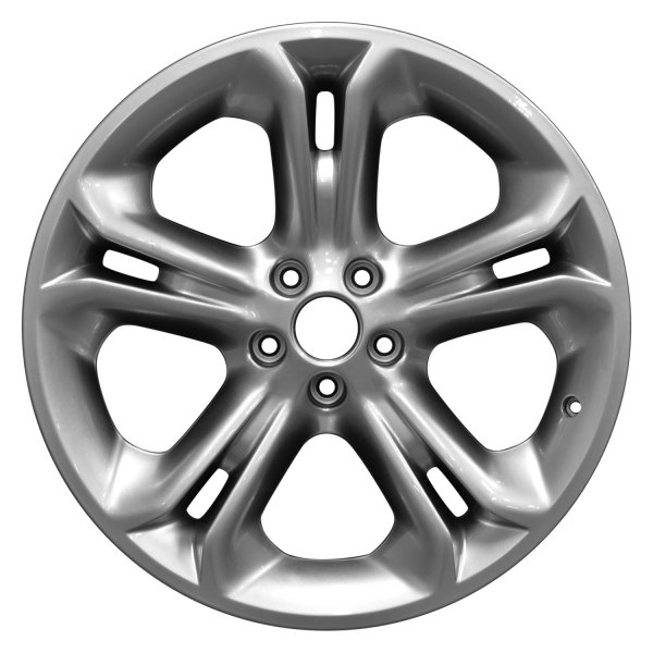 Perfection Wheel® - 20 x 8.5 Double 5-Spoke Hyper Medium Silver Full Face Alloy Factory Wheel (Refinished)