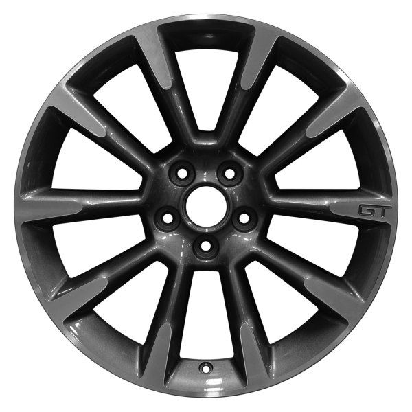 Perfection Wheel® - 19 x 8.5 10 I-Spoke Dark Blueish Charcoal Machined Alloy Factory Wheel (Refinished)