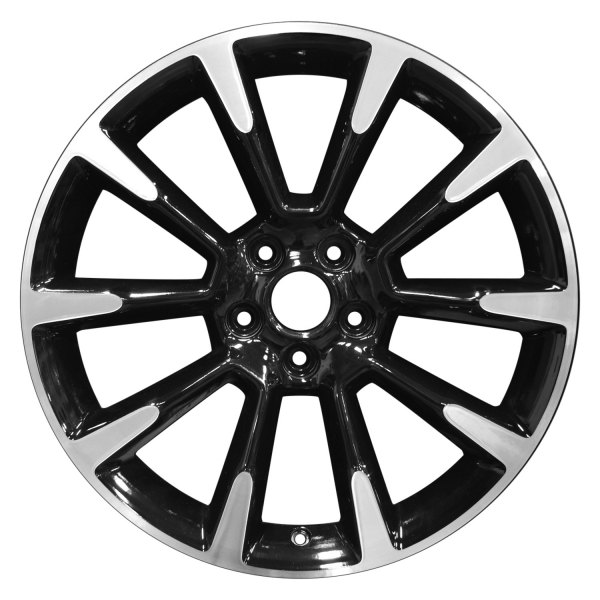 Perfection Wheel® - 19 x 8.5 10 I-Spoke Black Machined Alloy Factory Wheel (Refinished)