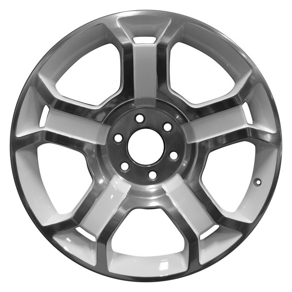 Perfection Wheel® - 22 x 9 5-Spoke White Polish Alloy Factory Wheel (Refinished)