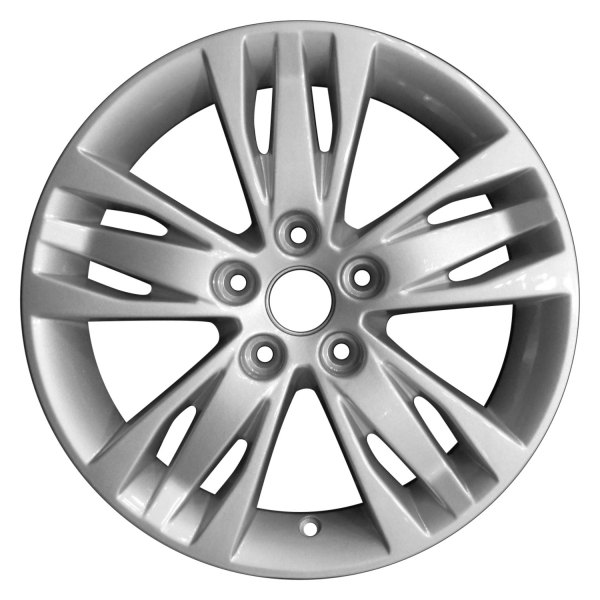 Perfection Wheel® - 16 x 7 Triple 5-Spoke Bright Sparkle Silver Full Face Alloy Factory Wheel (Refinished)