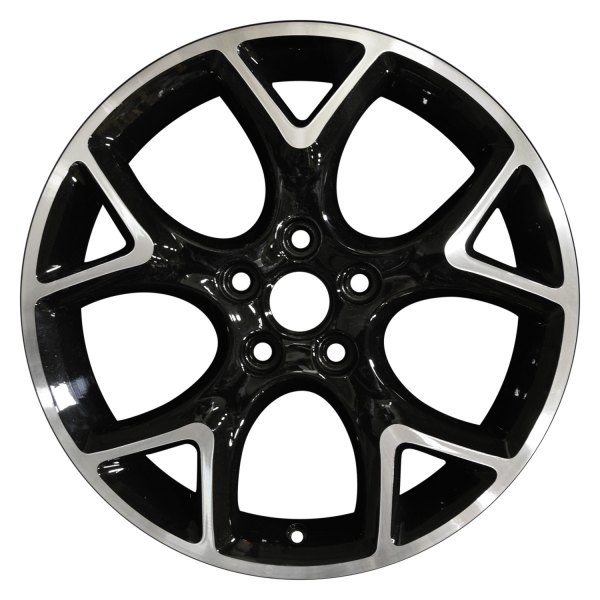 Perfection Wheel® - 17 x 7 5 Y-Spoke Black Machined Alloy Factory Wheel (Refinished)