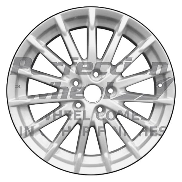 Perfection Wheel® - 17 x 7 15 I-Spoke Hyper Medium Silver Full Face Bright Alloy Factory Wheel (Refinished)