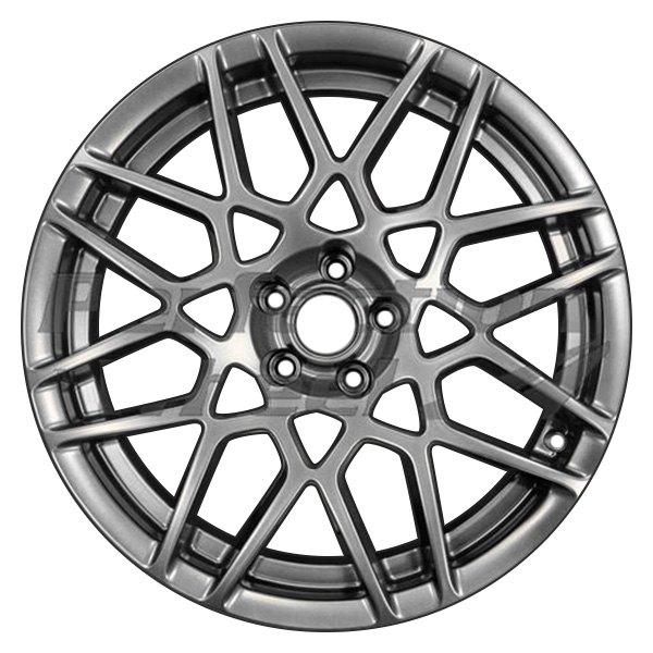 Perfection Wheel® - 19 x 9.5 16 Spider-Spoke Hyper Bright Smoked Silver Full Face Alloy Factory Wheel (Refinished)