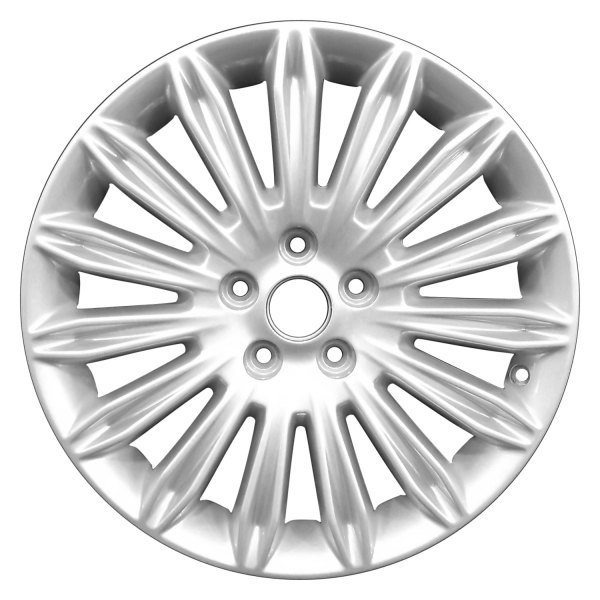Perfection Wheel® - 17 x 7.5 15 I-Spoke Sparkle Silver Full Face Alloy Factory Wheel (Refinished)