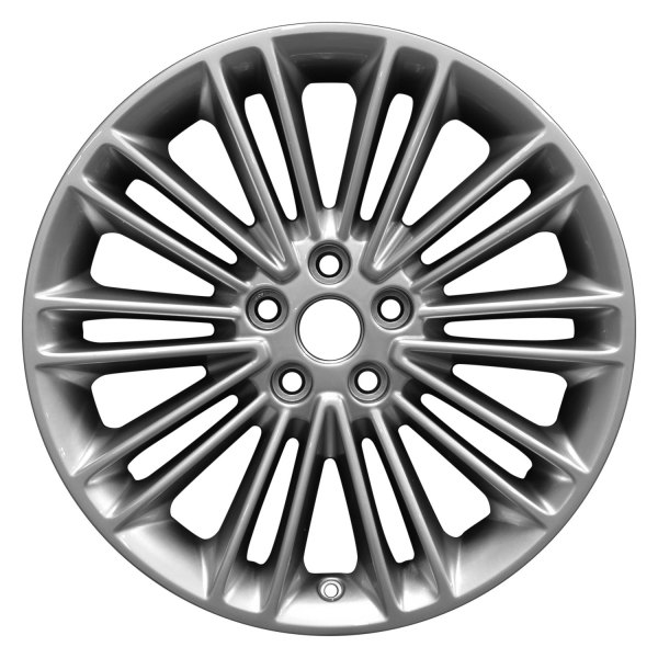 Perfection Wheel® - 18 x 8 10 Double I-Spoke Hyper Medium Silver Full Face Alloy Factory Wheel (Refinished)