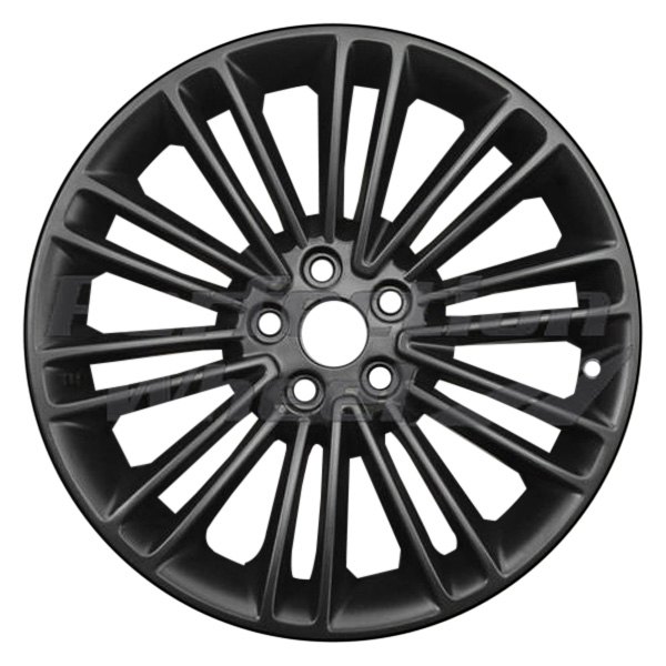 Perfection Wheel® - 18 x 8 10 Double I-Spoke Flat Matte Black Full Face Alloy Factory Wheel (Refinished)