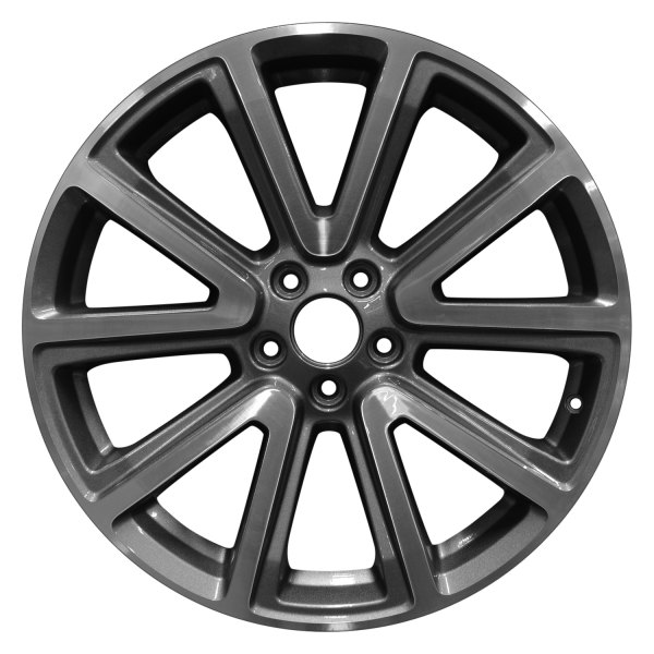 Perfection Wheel® - 20 x 8.5 5 V-Spoke Dark Metallic Charcoal Machined Alloy Factory Wheel (Refinished)