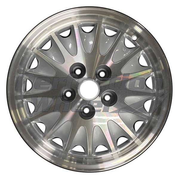 Perfection Wheel® - 16 x 6.5 17-Slot Fine Metallic Silver Machined Alloy Factory Wheel (Refinished)