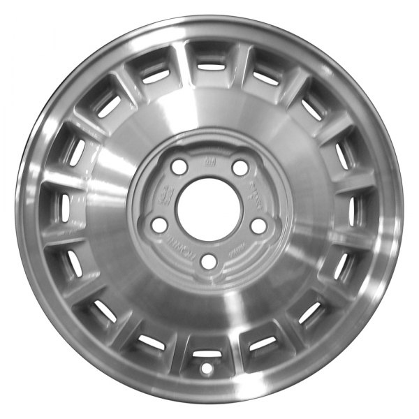 Perfection Wheel® - 15 x 6 16-Slot Medium Sparkle Silver Machined Alloy Factory Wheel (Refinished)