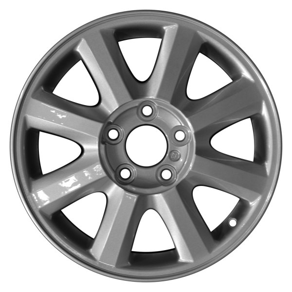 Perfection Wheel® - 16 x 6.5 8 I-Spoke Sparkle Silver Full Face Alloy Factory Wheel (Refinished)