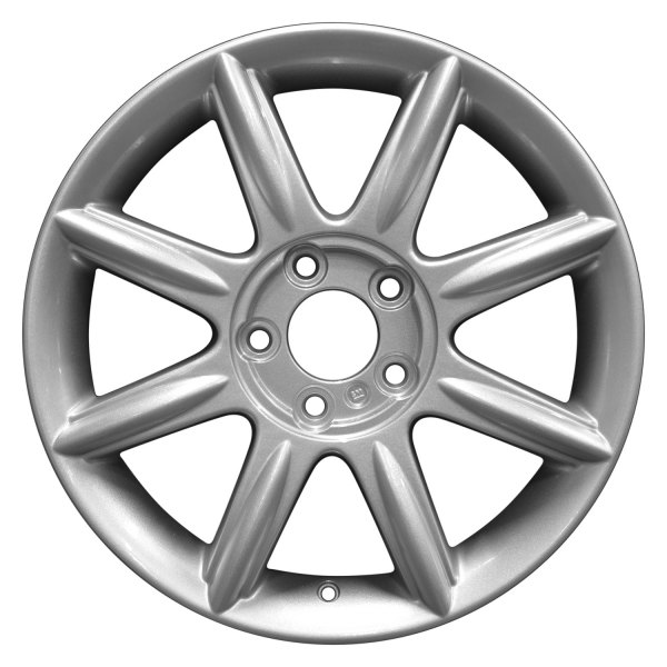 Perfection Wheel® - 17 x 6.5 8 I-Spoke Bright Sparkle Silver Full Face Alloy Factory Wheel (Refinished)