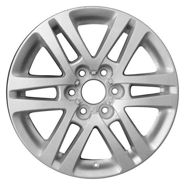 Perfection Wheel® - 18 x 7.5 6 V-Spoke Sparkle Silver Full Face Alloy Factory Wheel (Refinished)