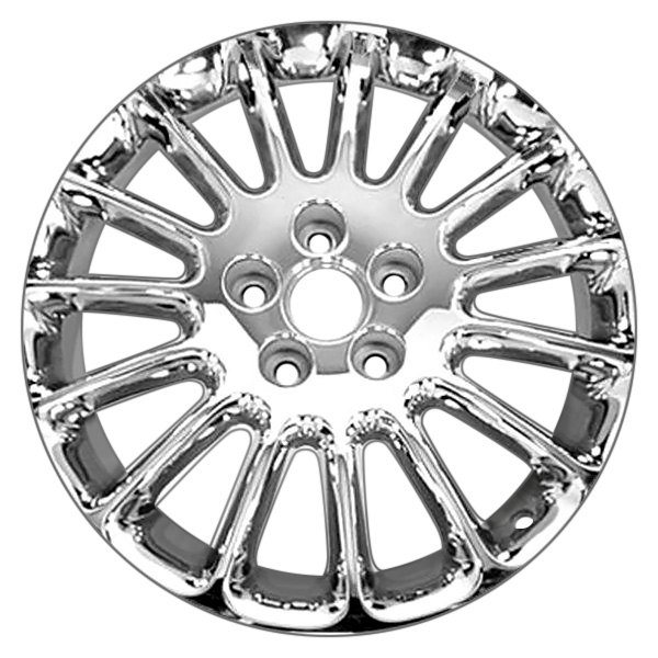 Perfection Wheel® - 18 x 7.5 15 I-Spoke Hyper Bright Smoked Silver Full Face Alloy Factory Wheel (Refinished)