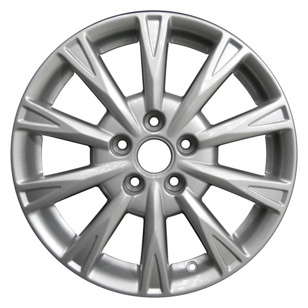 Perfection Wheel® - 17 x 7 10 I-Spoke Sparkle Silver Full Face Alloy Factory Wheel (Refinished)