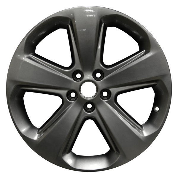 Perfection Wheel® - 18 x 7 5-Spoke Hyper Dark Silver Full Face Alloy Factory Wheel (Refinished)