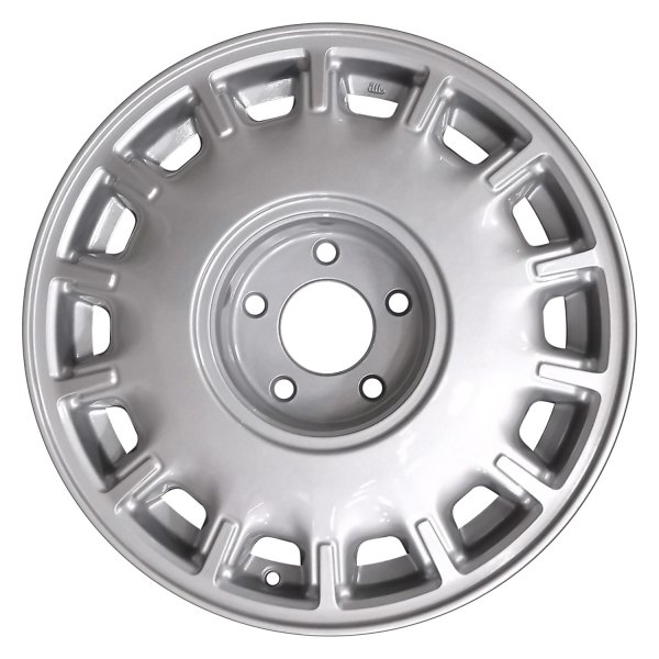 Perfection Wheel® - 16 x 7 14-Slot Bright Sparkle Silver Full Face Alloy Factory Wheel (Refinished)