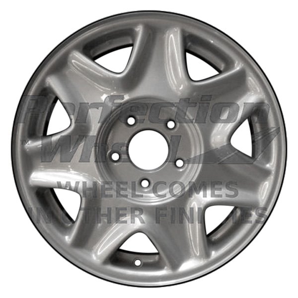 Perfection Wheel® - 16 x 7 7-Slot Medium Sparkle Silver Full Face Alloy Factory Wheel (Refinished)