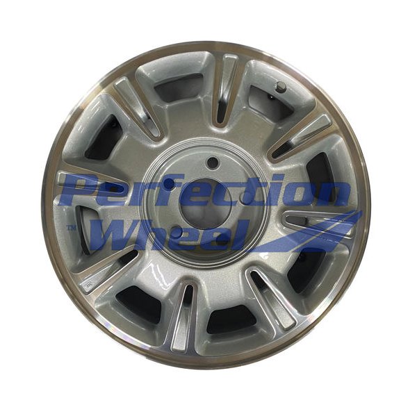Perfection Wheel® - 16 x 7 8-Slot Medium Sparkle Silver Machined Alloy Factory Wheel (Refinished)