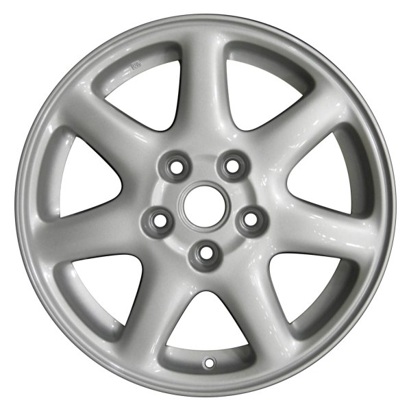 Perfection Wheel® - 16 x 7 7 I-Spoke Sparkle Silver Full Face Alloy Factory Wheel (Refinished)