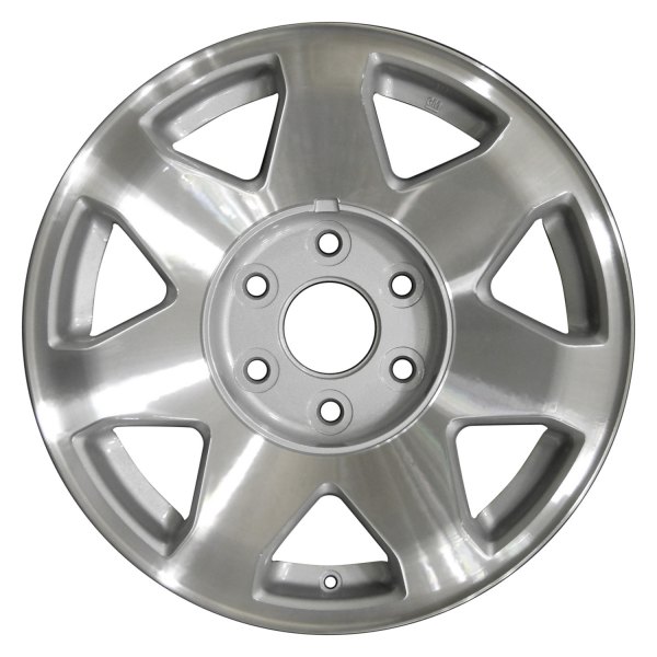 Perfection Wheel® - 17 x 7.5 7 I-Spoke Medium Silver Machine Texture Alloy Factory Wheel (Refinished)