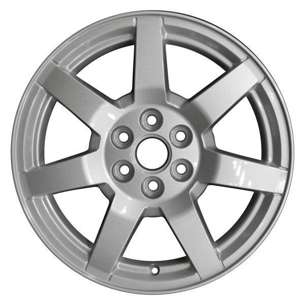 Perfection Wheel® - 17 x 7.5 7 I-Spoke Medium Sparkle Silver Full Face Alloy Factory Wheel (Refinished)