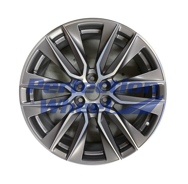 Perfection Wheel® - 21 x 8.5 6 U-Spoke Medium Silver Machine Matte Clear Alloy Factory Wheel (Refinished)