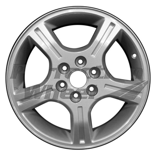 Perfection Wheel® - 17 x 6.5 5-Spoke Sparkle Silver Full Face Alloy Factory Wheel (Refinished)