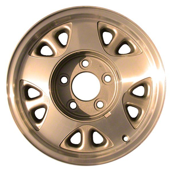 Perfection Wheel® - 15 x 6.5 10-Slot Medium Metallic Charcoal Machined Alloy Factory Wheel (Refinished)