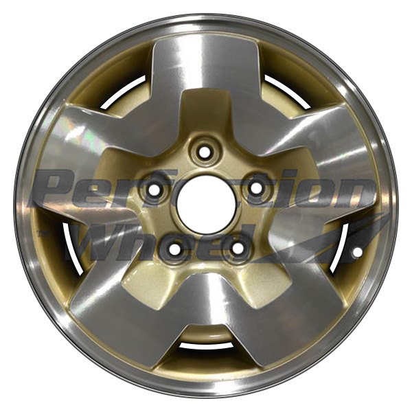 Perfection Wheel® - 15 x 7 5-Slot Sparkle Gold Machined Alloy Factory Wheel (Refinished)