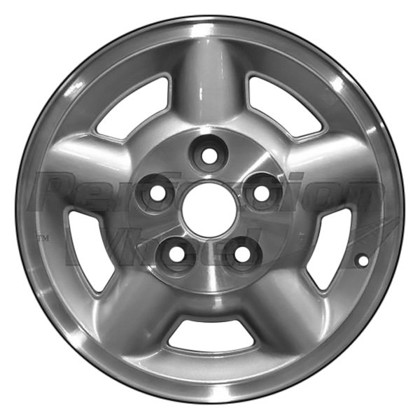 Perfection Wheel® - 15 x 7 5-Spoke Medium Sparkle Silver Machined Alloy Factory Wheel (Refinished)
