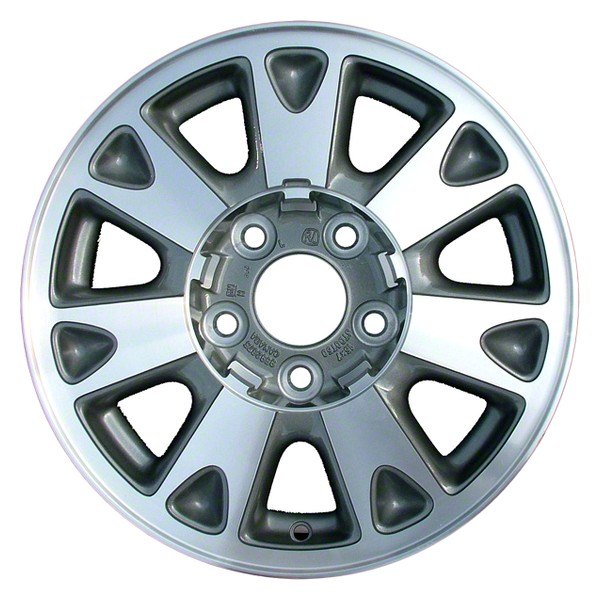Perfection Wheel® - 15 x 7 7 I-Spoke Gray Charcoal Machined Alloy Factory Wheel (Refinished)