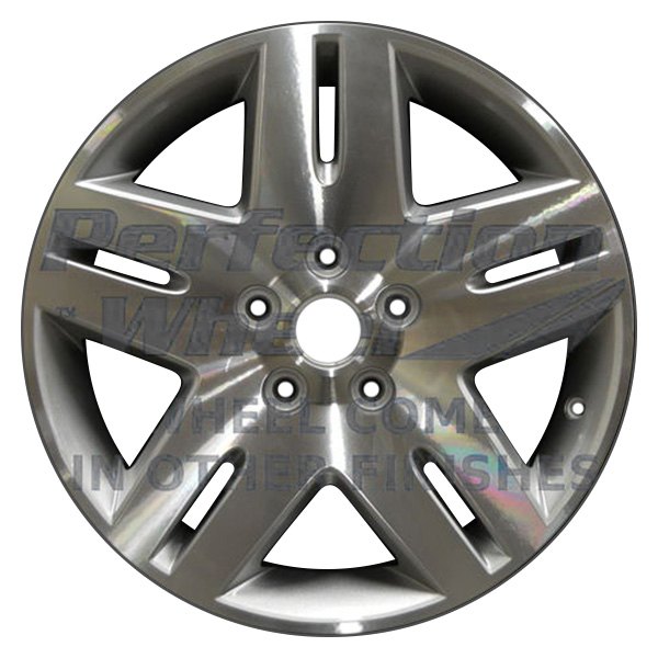 Perfection Wheel® - 17 x 6.5 Double 5-Spoke Gloss Black Full Face Alloy Factory Wheel (Refinished)