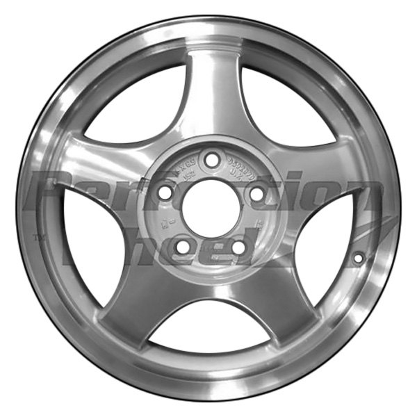Perfection Wheel® - 16 x 6.5 5-Spoke Sparkle Silver Machined Alloy Factory Wheel (Refinished)