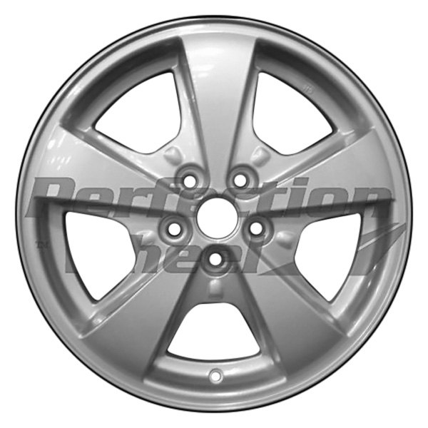 Perfection Wheel® - 16 x 6 5-Spoke Sparkle Silver Full Face Alloy Factory Wheel (Refinished)