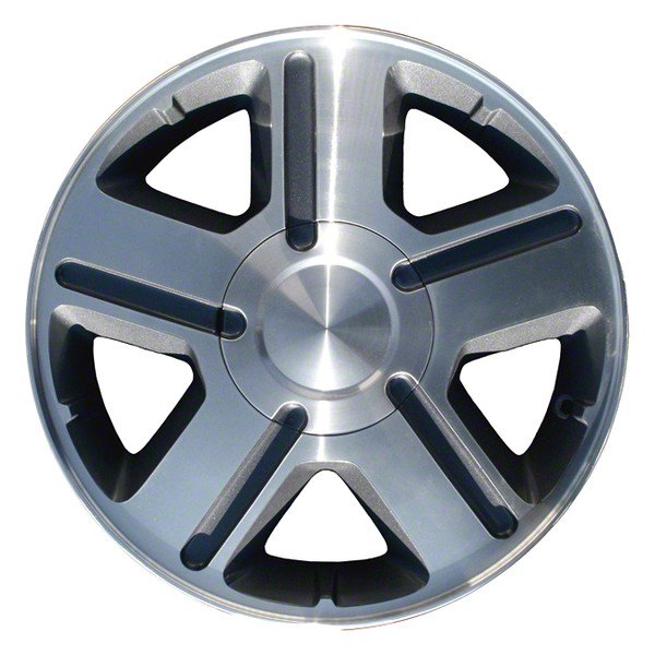 Perfection Wheel® - 17 x 7 5-Spoke Blueish Metallic Charcoal Machine Texture Alloy Factory Wheel (Refinished)