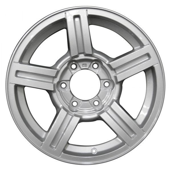Perfection Wheel® - 17 x 8 5-Spoke Medium Sparkle Silver Full Face Alloy Factory Wheel (Refinished)