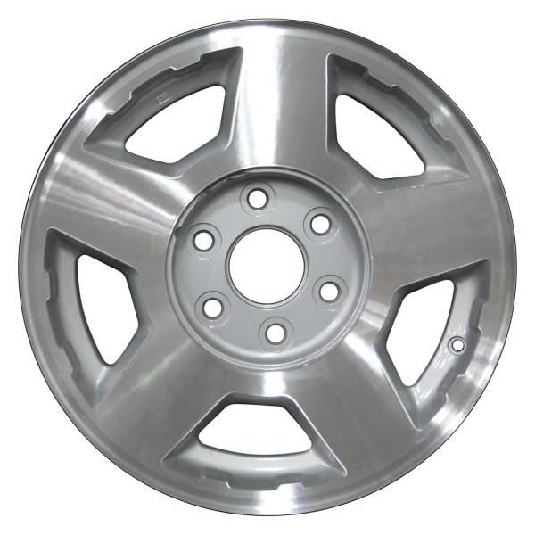 Perfection Wheel® - 17 x 7.5 5-Spoke Medium Sparkle Silver Machined Alloy Factory Wheel (Refinished)