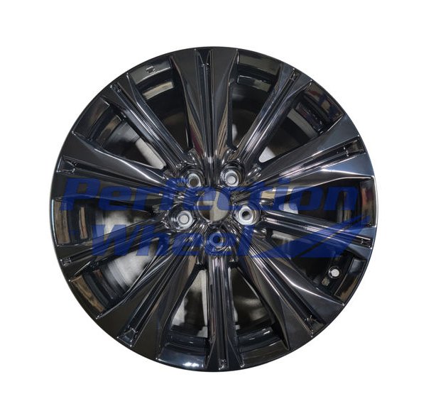 Perfection Wheel® - 19 x 7 10 I-Spoke Gloss Black Full Face PIB Alloy Factory Wheel (Refinished)