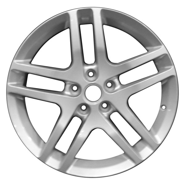 Perfection Wheel® - 18 x 7.5 Double 5-Spoke Sparkle Silver Full Face Alloy Factory Wheel (Refinished)