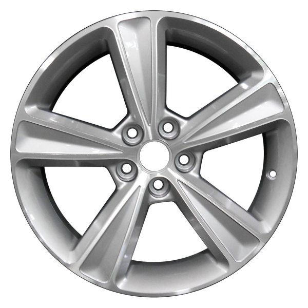 Perfection Wheel® - 17 x 7 5-Spoke Silver Gray Sparkle Machined Alloy Factory Wheel (Refinished)