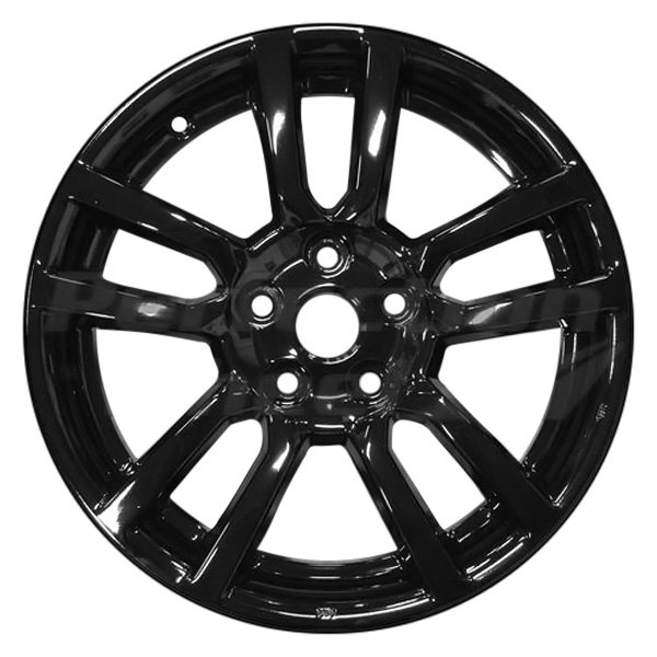 Perfection Wheel® - 16 x 6 Double 5-Spoke Black Full Face Alloy Factory Wheel (Refinished)