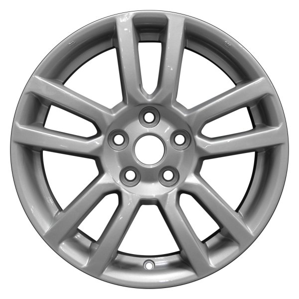 Perfection Wheel® - 16 x 6 Double 5-Spoke Bright Fine Metallic Silver Full Face Alloy Factory Wheel (Refinished)