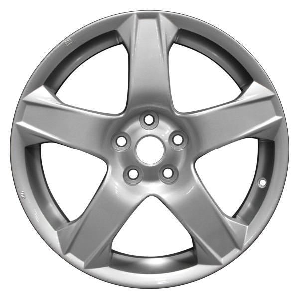Perfection Wheel® - 17 x 6.5 5-Spoke Fine Bright Silver Full Face Alloy Factory Wheel (Refinished)
